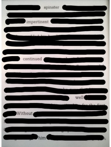 Blacked out poetry 3