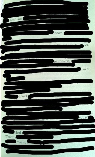 Blacked out poetry 5